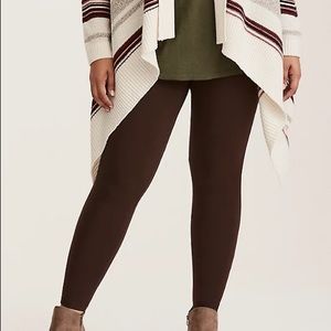 Torrid Brown premium leggings